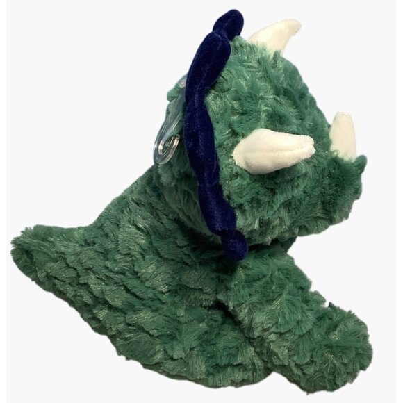 Carters Just One You Dinosaur Plush Green Triceratops Stuffed Animal Toy NWOT - Picture 2 of 6